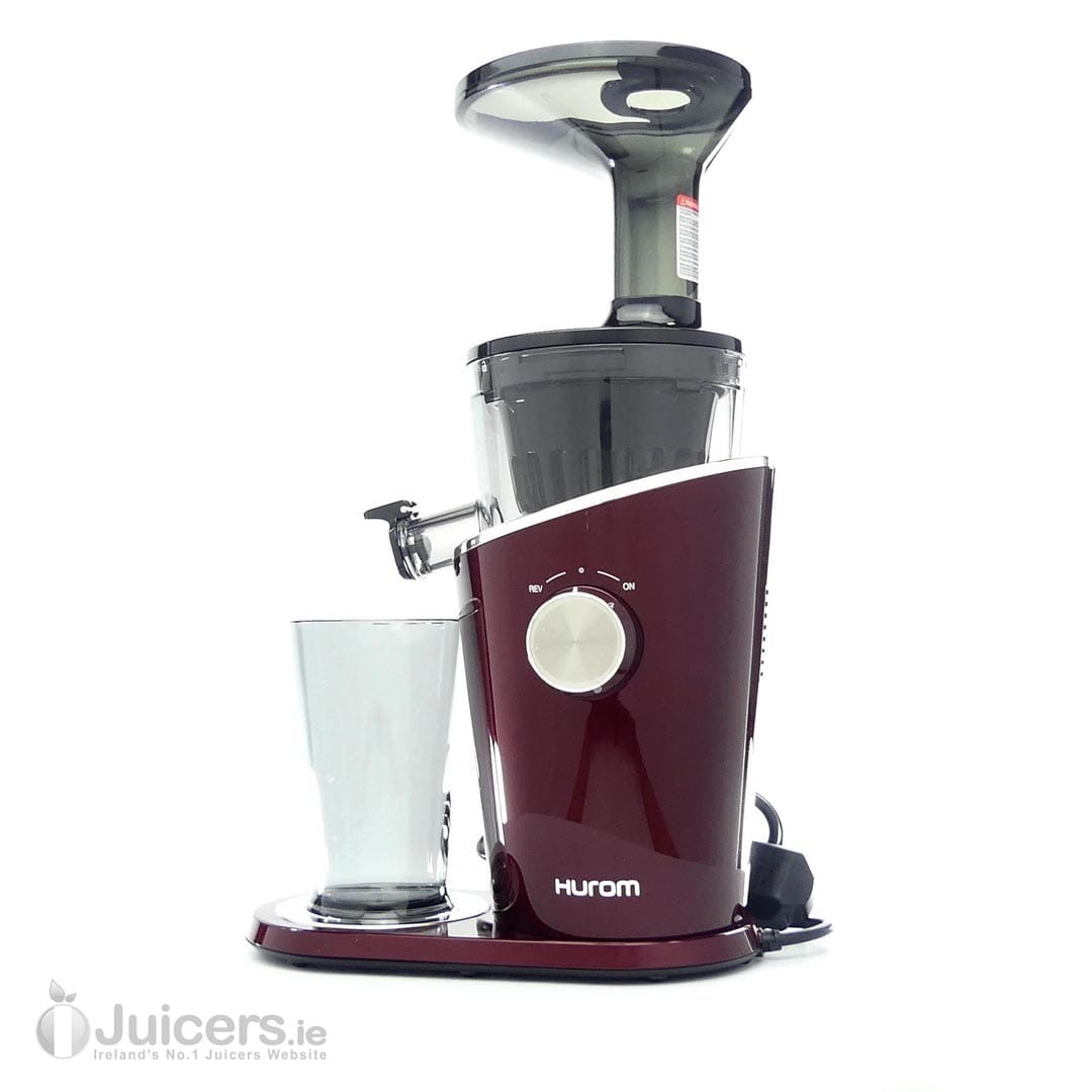 Hurom H100 Vertical Slow Juicer in Red Juicers.ie