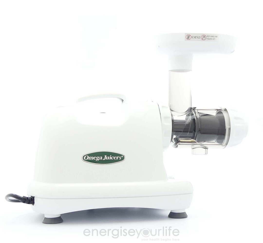 Omega 8004 Slow Juicer & Nutrition Omega Juicer 8004 White Finish Good