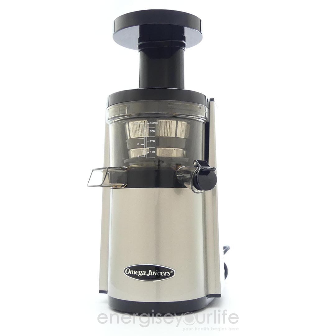 Omega VSJ843RS Slow Juicer in Silver with Citrus Attachment Energise Your Life